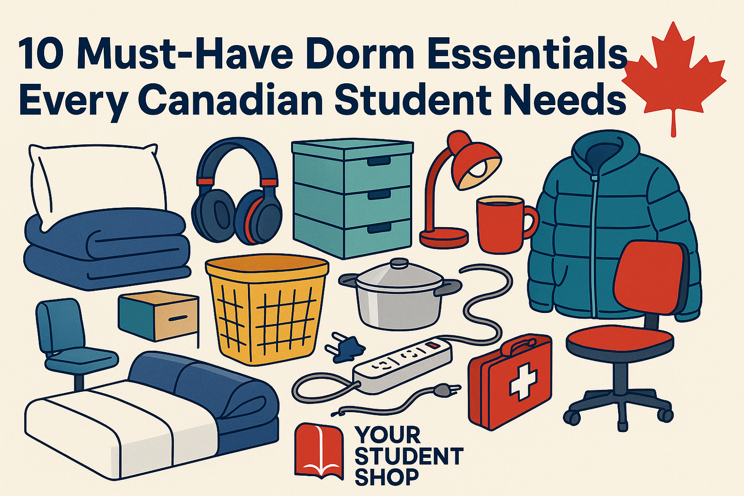 10 Must-Have Dorm Essentials Every Canadian Student Needs