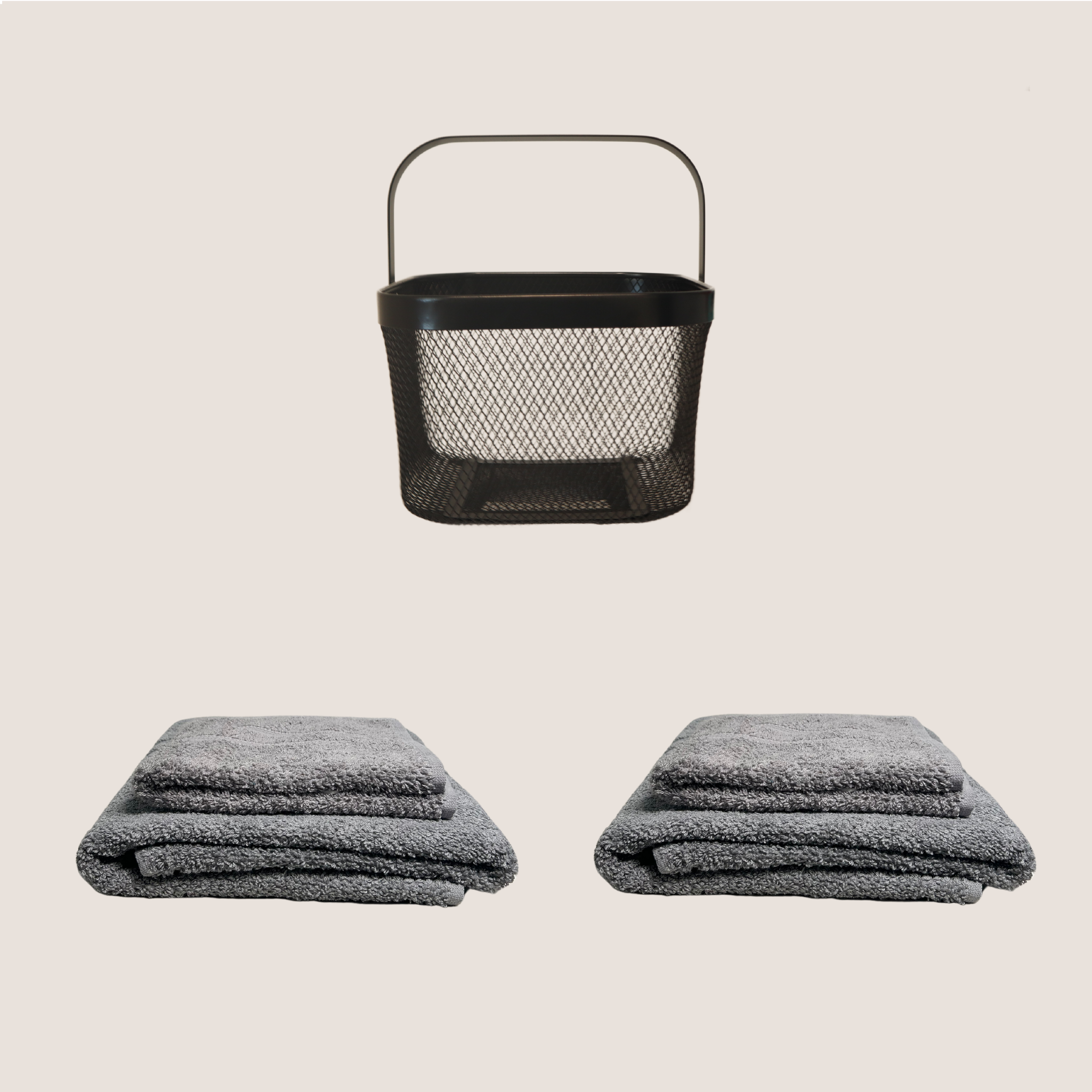 shared bathroom bundle gray towels